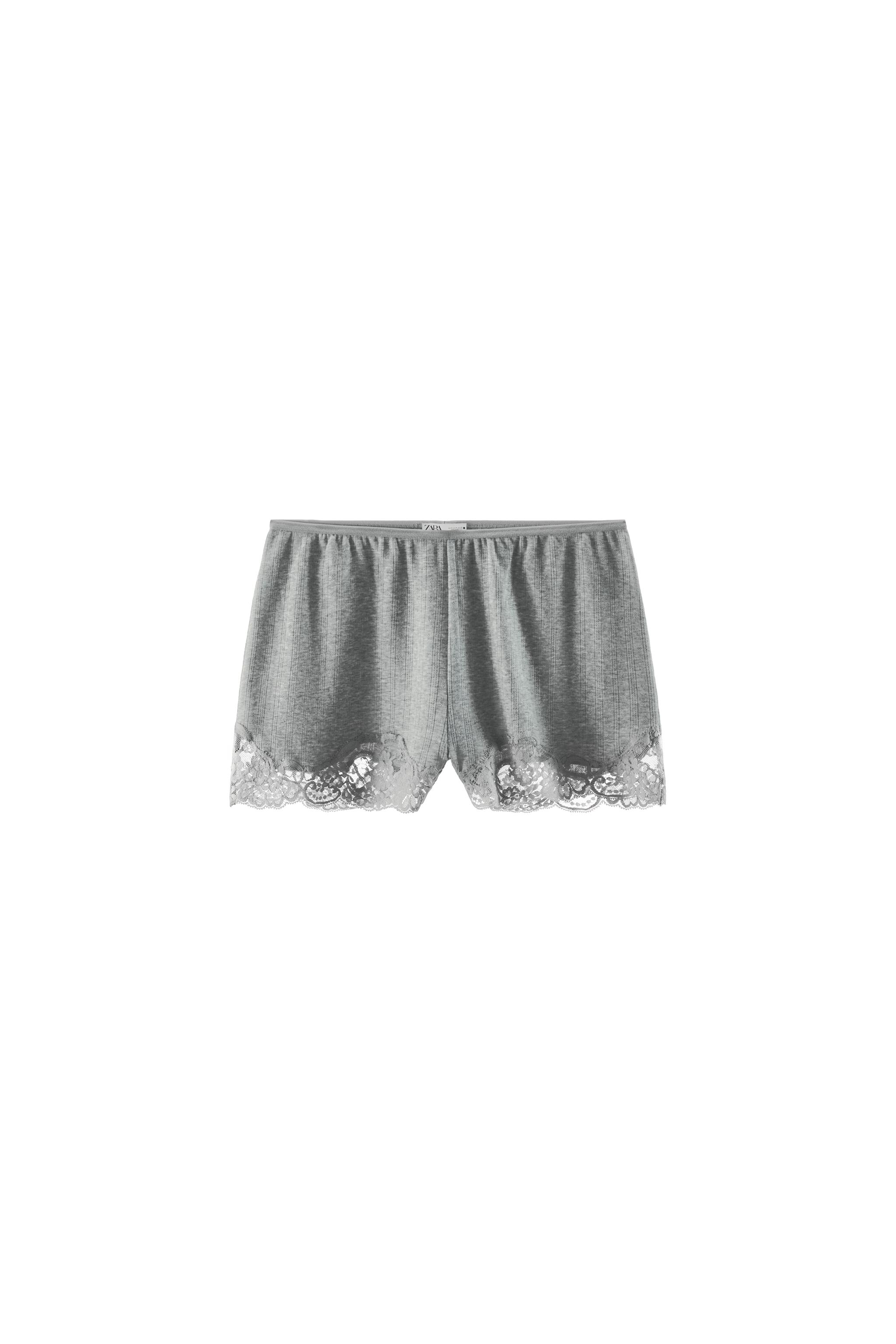 POINTELLE LACE SHORTS